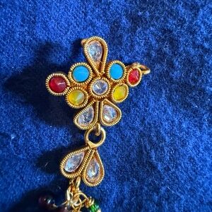 Elegant Gold Multicolor Pendant